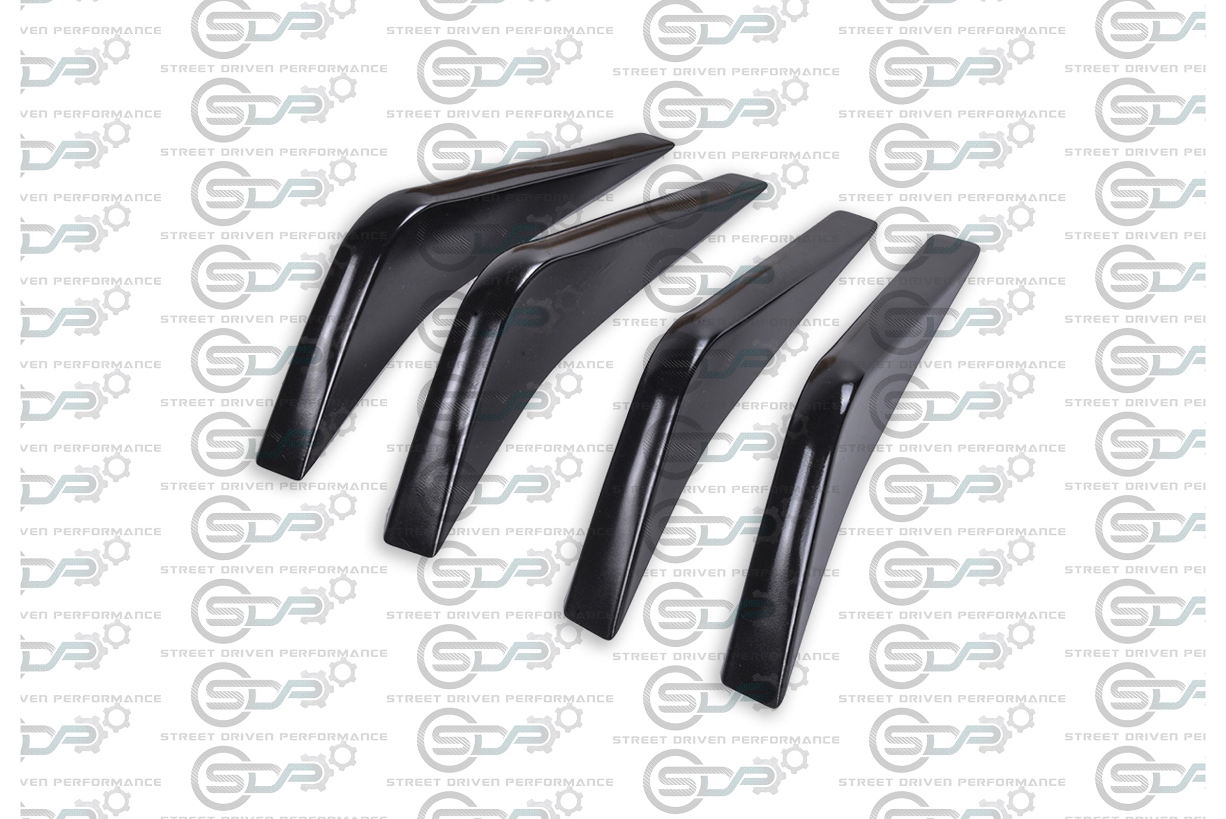 2014-2019 C7 Corvette - Rear Bumper Diffuser Fins